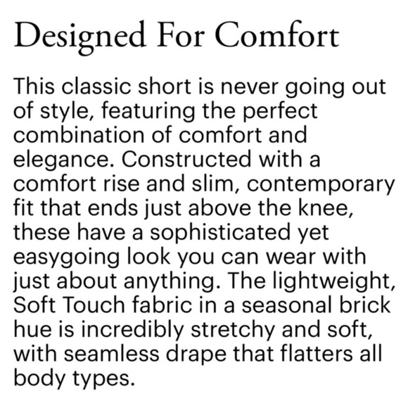 34 Heritage Nevada Straight Chino Shorts in Navy Soft Touch Size:40 - Picture 13 of 13